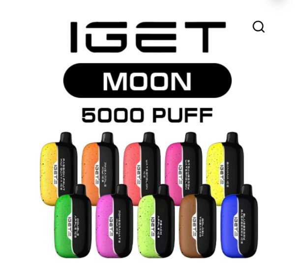 IGET MOON – 5000 PUFFS – 10 PACK