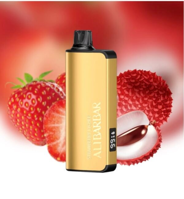 ALIBARBAR INGOT STRAWBERRY LYCHEE 9000 PUFFS