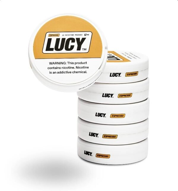 Lucy Nicotine Pouches Espresso  (6 Pack)