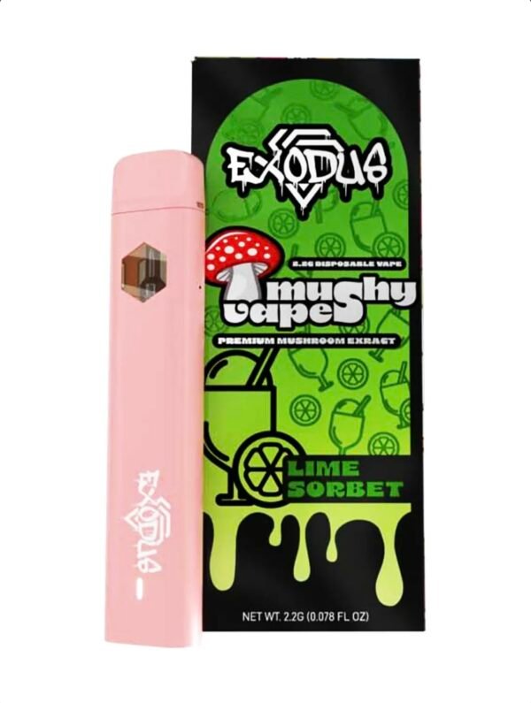 Lime Sorbet Exodus Mushy Disposable Vape 2.2G