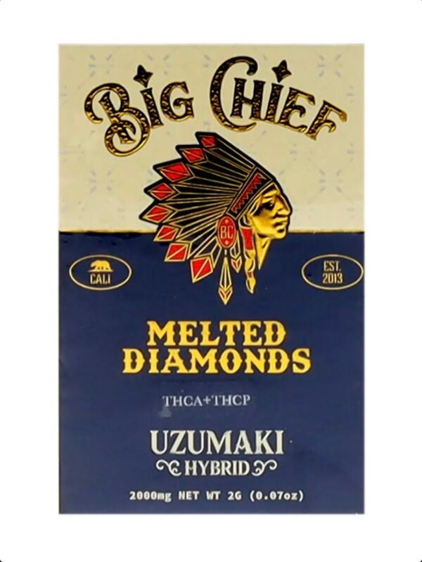 Uzumaki Big Chief Melted Diamonds THCA+THCP Cart 2G