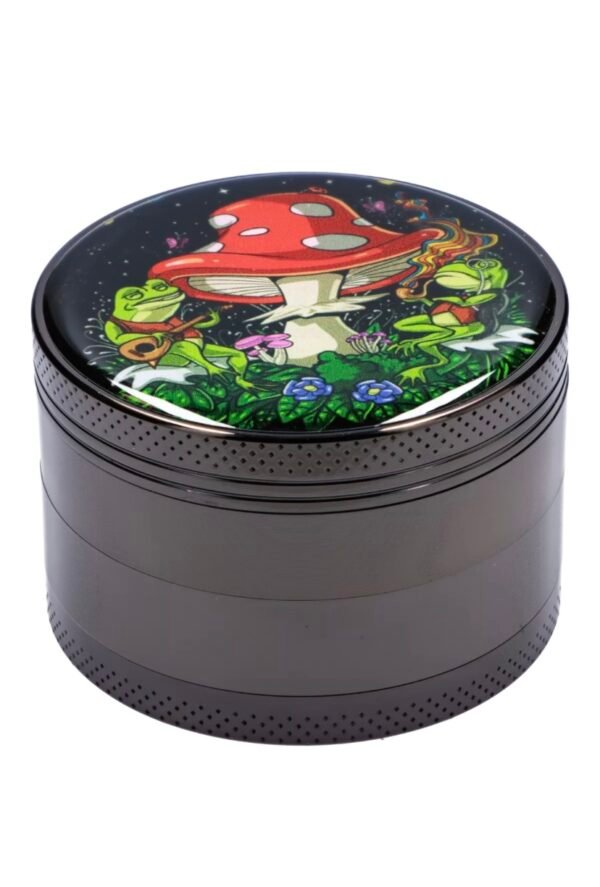 63mm Chrome w/ Mushroom Frogs Grinder