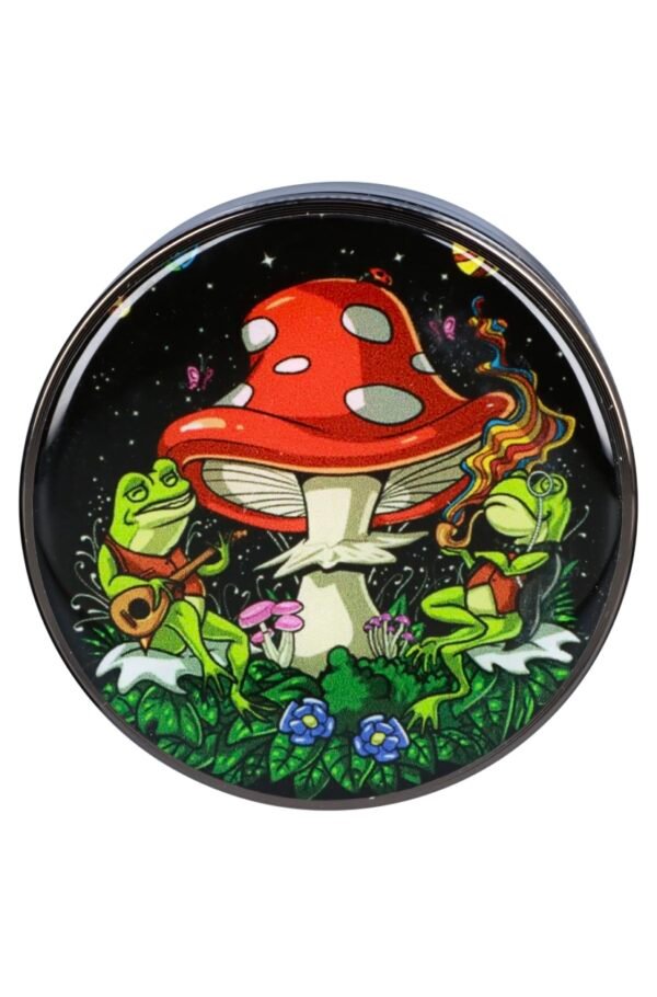 63mm Chrome w/ Mushroom Frogs Grinder - Image 2
