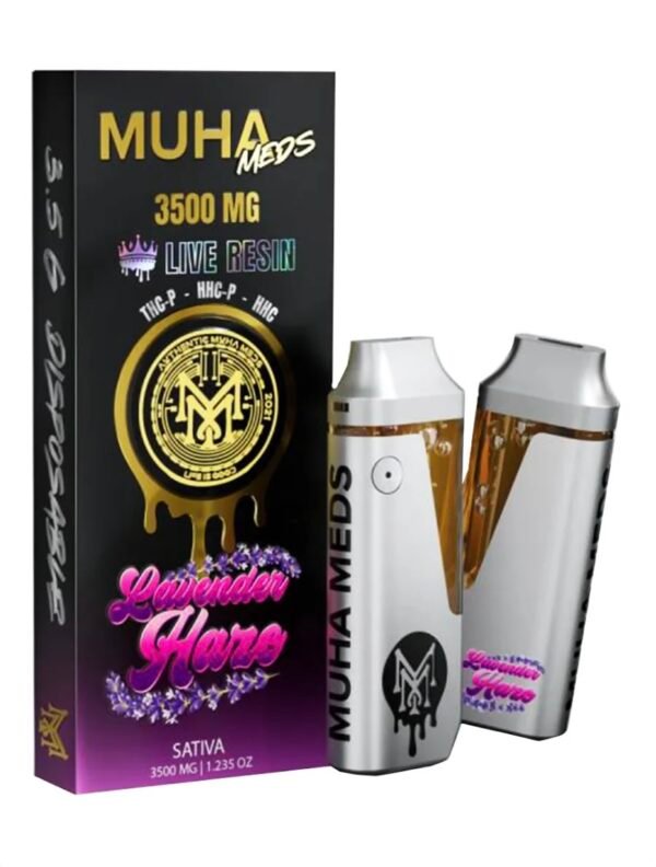 Lavender Haze Muha Meds Live Resin THCP+HHCP+HHC Vape 3500MG